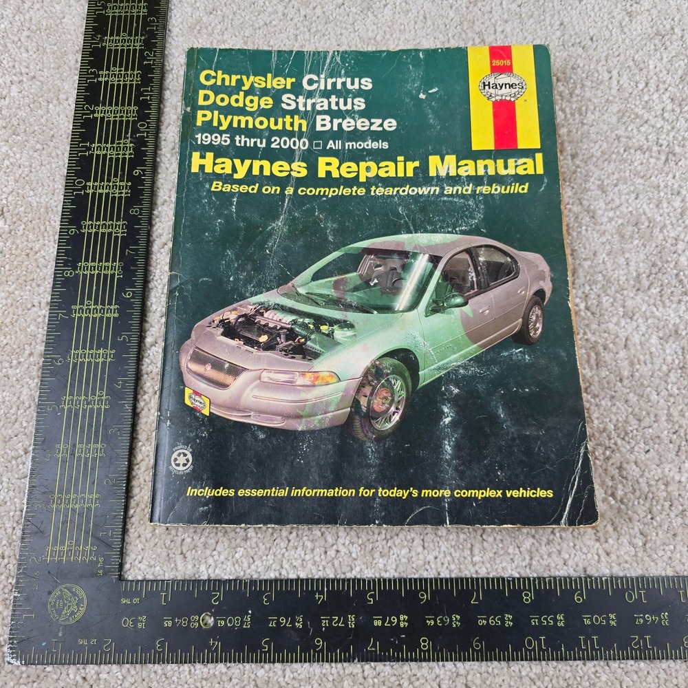 Haynes Chrysler Cirrus Dodge Stratus Plymouth Breeze Repair Manual 1995-2000